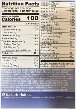 PROTIFIT - High Protein Pudding/Shake Mix, 15g Protein, Low Calorie, Low Fat, Low Carb, Aspartame Free, Idea Protein Compatible, Meal Replacement, 7 Servings Per Box (Chocolate)