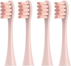 4 pcs/Set Replacement Brush Heads Compatible with Oclean X/X PRO/ Z1/ F1/ One/Air 2/ SE Sonic Electric Toothbrush Dupont Bristle Nozzles(Pink)