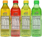 Iberia Aloe Vera Drink with Pure Aloe Pulp, Variety, (Pack of 8) 2 x Original, 2 x Mango, 2 x Pineapple, 2 x Strawberry