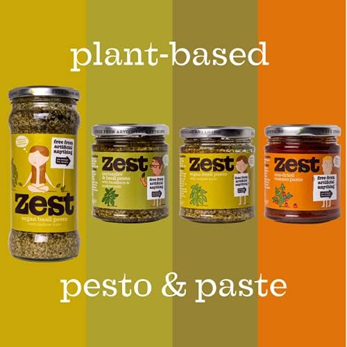 Zest Tomato, Basil & Oregano Pasta Sauce 340g (Case of 6)