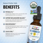 Dr. Green Mom Nature Profen Natural Relief for Infants & Kids | USDA Organic Herbal Drops for Teething, Growth Spurts, and Occasional Discomfort | Natural Child & Baby Comfort Aid