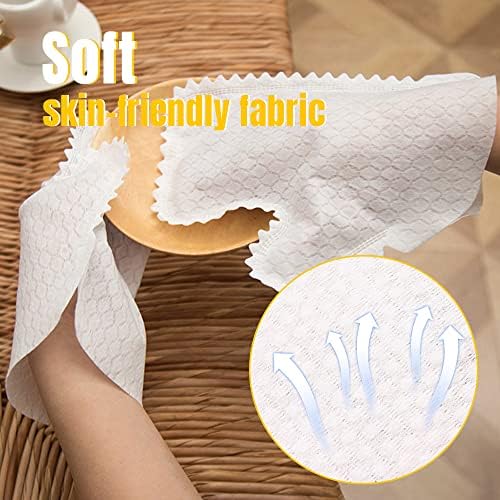 Drkicsy Multi-Purpose Washable Dusting Gloves, Household Cleaning Duster Gloves Home Dust Removal Microfiber Gloves (60, White)