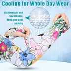 Bebila Gardening Sleeves for Women Farm UV Sun Protection Anti-Scratch Cooling Sleeves with Thumb Hole Arms Cover Outdoors