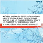 Splash Refresher Mandarin Orange Flavored Water, 16.9 Fl Oz, Plastic Bottle, Pack of 24