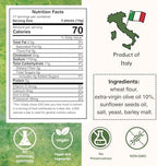 I Macoritti Classici Mini Breadsticks with Extra Virgin Olive Oil, Made in Italy, Zero Sugar, No Artificial Flavors, Non-GMO, Preserve Free- 8.8 oz, Pack of 2