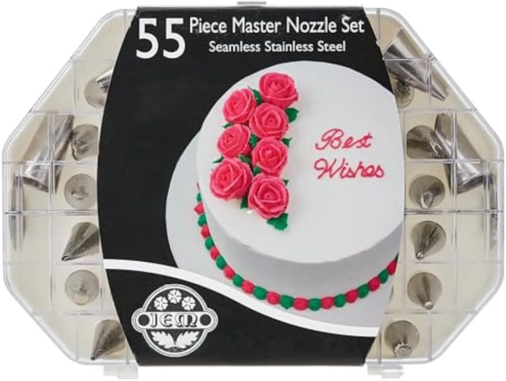 JEM Large Master Piping Nozzle Set of 55