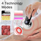FEKTIK Body Sculpting Machine, Cordless Cellulite Massager Tool for Belly, Waist, Neck, Leg, Butt, Arm-Gifts for Women Girls Mum, White