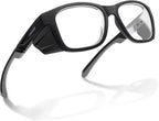 UKNOW Safety Glasses - Photochromic Lenses - Eye Protection with Side Shields - ANSI Z87.1 Protective Eyewear - UV Protection