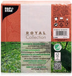 Papstar Cloth-Like Disposable Dinner Napkins, 16”x16” ¼ Fold, 50 Pack, 12 Different Color options, Ornaments