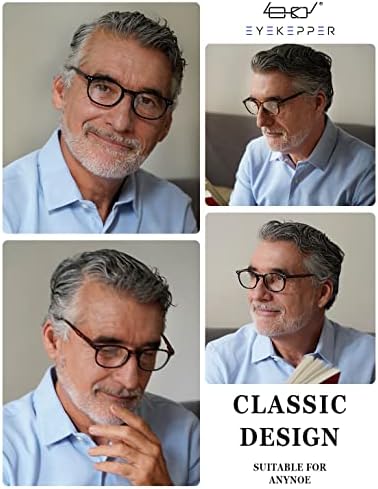 Eyekepper Blue Light Blocking Reading Glasses for Men Women Vintage Readers