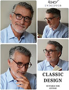 Eyekepper Blue Light Blocking Reading Glasses for Men Women Vintage Readers