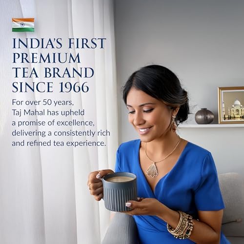 Brooke Bond Taj Mahal | Loose Tea | Premium Quality | Indian Black Tea | Authentic Indian Chai Blend | Suitable for Milk | Refreshing Flavor | 900 Grams (Pack of 1)