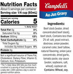 Campbell's Au Jus Gravy, 10.5 Oz Can (Pack of 5)