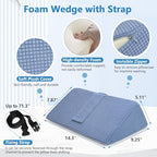 KAAMOS Lateral Support for Wheelchair Wedge Cushion, Side Guard Support Wheelchair Positioning Wedge, Wheel Chair Side Padding for Elderly, Chair Lateral Back Support for Sitting Upright (1PCS)
