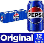 Pepsi Cola Soda, 12 Fl Oz Cans (Pack of 12)