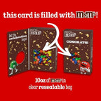M&M'S Milk Chocolate Candy Gift Box with Congrats Card for Graduation, Anniversary, Engagement, Wedding, Baby, New Job, and All Congratulations Card Gift Celebrations Needs – 10 Oz Box