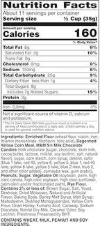 Chex Mix Sweet and Salty Recipe Snack Mix, with M&Ms Milk Chocolate Candies, Family Size, 13.5 oz