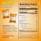 4E's Novelty 24 Pack Halloween Mini Marshmallows - Spook Poof - Indvidually Wrapped Vanilla Flavor - Halloweens Candy for Kids in Bulk, Snacks for Trick or Treat, 17 Marshmallows in Each Bag