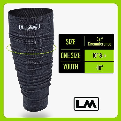 Loudmouth Football Leg Sleeves – Compression Football Leg Sleeves & Calf Sleeves for Men, Women & Youth, Sold as a Pair