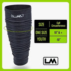 Loudmouth Football Leg Sleeves – Compression Football Leg Sleeves & Calf Sleeves for Men, Women & Youth, Sold as a Pair
