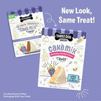 Three Dog Bakery Ultimate Celebration Dog Birthday Cake Mix, 11 oz, DIY Dog-Safe Cake Kit with Frosting, Perfect for Birthdays, Gotcha Days & Everyday Celebrations