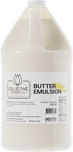 Butter Emulsion for Baking – Concentrated Butter Flavoring for Cakes, Cookies, Frosting, Fillings & Desserts – Liquid Baking Flavoring, 1 Gallon (128 fl oz), No Alcohol, Kosher, Made in USA