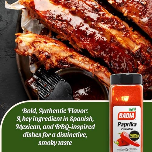 Badia Smoked Paprika, 16 oz - Rich, Smoky Flavor for Cooking, Grilling & Seasoning, All-Natural Spice