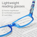 Gaoye 1.5 Reading Glasses for Women, 5 pack Fashion Readers for Women Spring Hinge Eye Glasses, Blue Light Reading Glasses