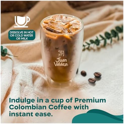 Juan Valdez Decaffeinated Freeze Dried Coffee | 100% Colombian Arabica Beans | 100% Colombian Coffee | 3.5 oz / 100 gr Jar | Rich Flavor, Naturally Decaf with Sugarcane