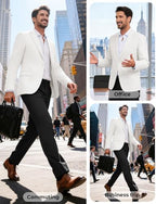 PJ PAUL JONES Men's Lightweight Sport Coat Casual One Button Blazer Breathable Sportcoat