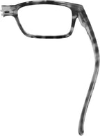 (Must Buy Both Eye) Gray Tortoise-Right Eye +3.25 Reading Glasses with Different Strength for Each Eye