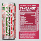Tweaker Energy Drink Pre Workout - Sugar Free, Low Calorie, 110 mg Caffeine, Clean Energy Drink for Focus & Performance (12 oz, Pack of 12) (12 Ounce (Pack of 12), Dragon Fruit)