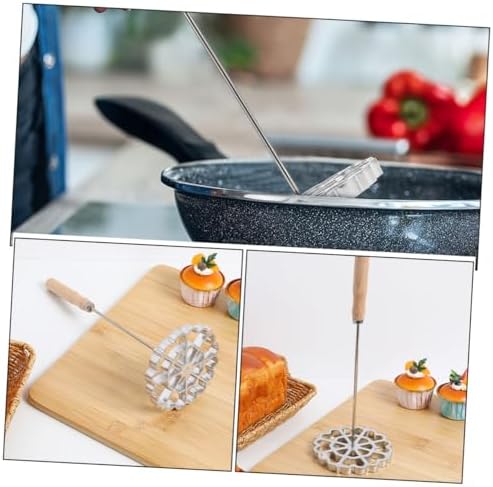 IMIKEYA 2pcs Home Frying Mold Set Rosette Maker Pastry Spoon for Snack Frying Bunuelos Cookie Maker Mold Iron Set for Kitchen