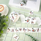 JarThenaAMCS 1000Pcs Mallard Duck Stickers Watercolor Duck Hunting Adhesive Label Decals for Birthday Baby Shower Party Card Envelope Sealing, 1.5 Inch