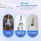 Electric Toothbrush Metal Shaft/Link Rod Replacement Parts Compatible with Philips HX9340 HX9350 HX6340 HX6530 HX6710 HX6920 HX9140 HX8910, Shaft Connector Block with Waterproof Rubber Seal