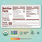 Nutiva Organic, Cold-Pressed, Unrefined, Virgin Coconut Oil from Fresh, non-GMO, Sustainably Farmed Coconuts, 15-ounce
