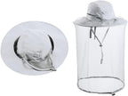 Bee Keeping Beekeeper Veil hat gnats Insect Bug Mosquito Fishing Gardening Cap with Head net Netting mesh Hood for Men Women