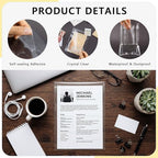 AUEAR 8" x 10" (100 Pack) Clear Plastic Sleeves - Acid Free 1.6mil Crystal Resealable Bags -Fit for 8x10 Prints & Photos, Handicraft