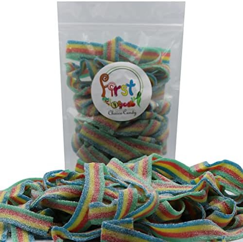 Variety Color Sour Gummy Belts (Rainbow, 2 LB)