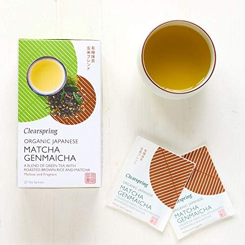 CLEARSPRING Japanese Matcha Genmaicha Tea, 20 CT