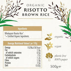 Biona Organic Risotto Rice Brown 500 g (Pack of 6)