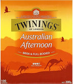 Twinings of London Australian Afternoon Tea - 100 Tea Bags - Full Bodied Black Tea Designed for Australia