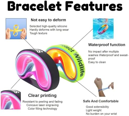 10-5000 Pcs Custom Rubber Bracelets - Personalized Silicone Wristbands Bulk with Text/Icon - Customzied Silicone Wristbands for Motivation, Events, Promotions, Party, Awareness,for Identification