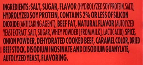 HERB-OX Beef Bouillon Cubes, Beef Stock Seasoning, 25 Ct, 3.25 oz (Pack of 125)