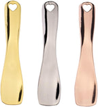 Didiseaon 3pcs Multi-function Facial Mask Spoon Metal Cream Spatula Beauty Scoop for Face Mask Skin Caring Tool