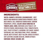 Campbell’s Chunky Soup, Old Fashioned Vegetable Beef Soup, 18.8 Oz Can