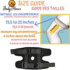 BodyMoves Kid's Hinged Knee Brace Support Plus Hot and Cold Ice Pack (Sporty Black)