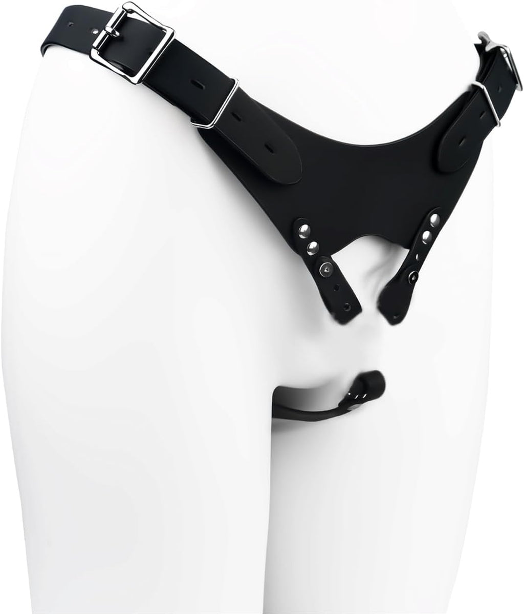 Nasjk Chastity Belt for Men with Anti-Off Strap, Chasity Cage Belt Auxiliary Design, Male Chastity Bondage Gear & Accessories, Secure Cock Cage Accessories, Adult Toys Sex Toy