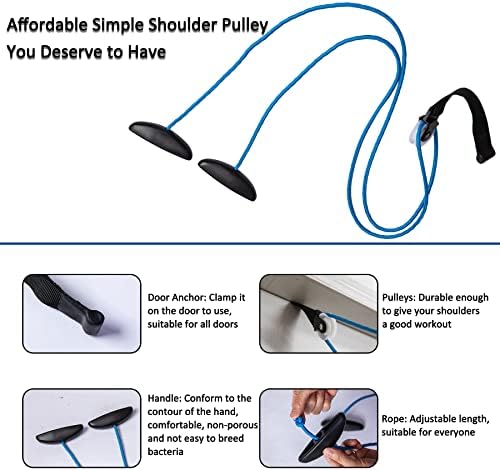 Shoulder Pulley Over The Door Physical Therapy System, Exercise Pulley, Alleviate Shoulder Pain and Facilitate Recovery from Surgery