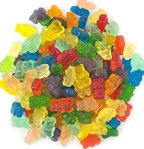 SweetGourmet Gummi Bears 12 Fruit Flavors | Bulk Candy | 1 pound